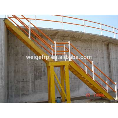 WellGRID Factory Supply Fiberglass Exterior Handrail