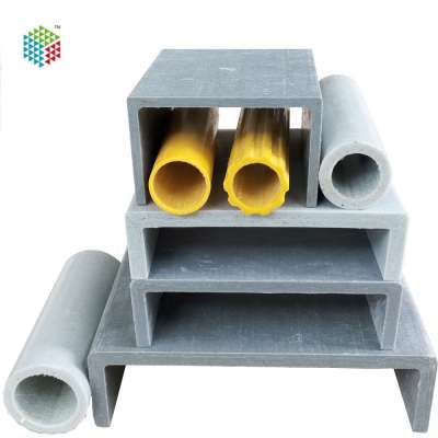 With good strength and beautiful appearance fiberglass pultruded profiles